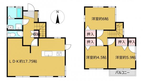 千葉市稲毛区山王町　【3LDK】