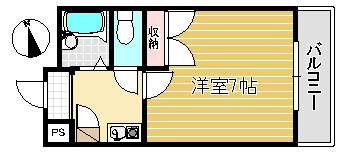 稲毛区山王町【1K】